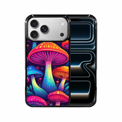 iPhone 17 Pro Max Case — Psychedelic Mushroom Cartoon Pattern Cartoon Cute, Personalized Phone Case