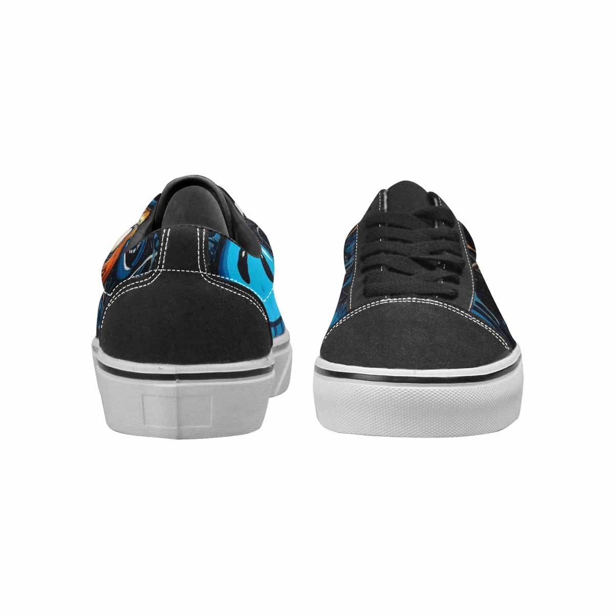 WOMEN'S Melting Moon Smiley Lace-Up Canvas Dreamcore Shoes