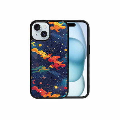 iPhone 15 Case — Cosmic Camo Harmony, Custom Print Case Cover