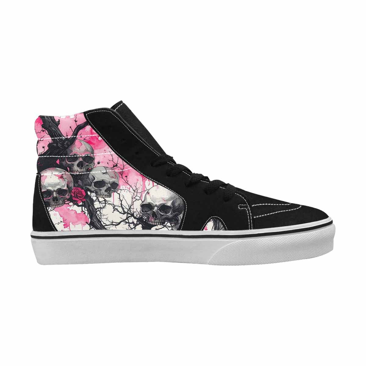 MEN'S Skull Roses High Top Canvas Dreamcore Shoes