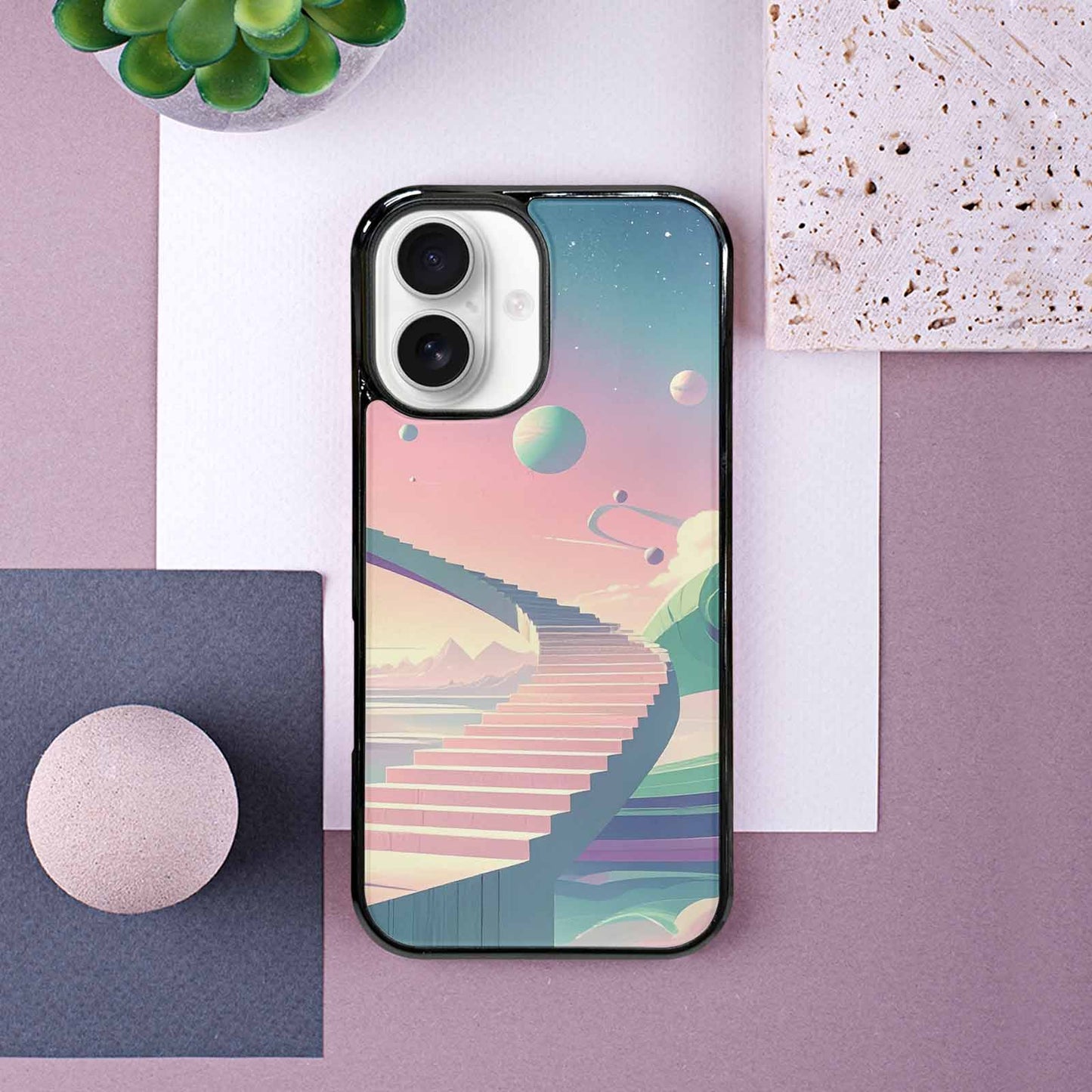 iPhone 16 Case — 1930s European Surrealist Art Style Dreamlike, Original Design Phone Case
