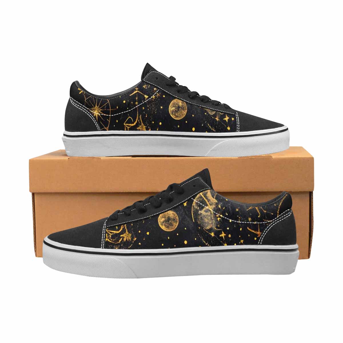 WOMEN'S Zodiac Constellation Star Canvas Lace-Up Y2K Shoes