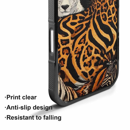 iPhone 17 Case — Small Animal Print Pattern, Animal Print, Custom Art Phone Cover