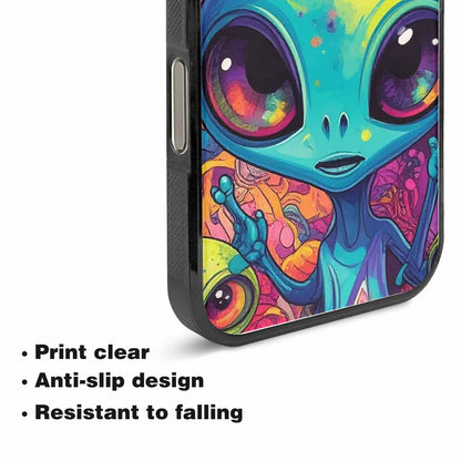 iPhone 15 Pro Max Case — Cartoon Alien Characters Personalized Phone Cover, Original Design Phone Case
