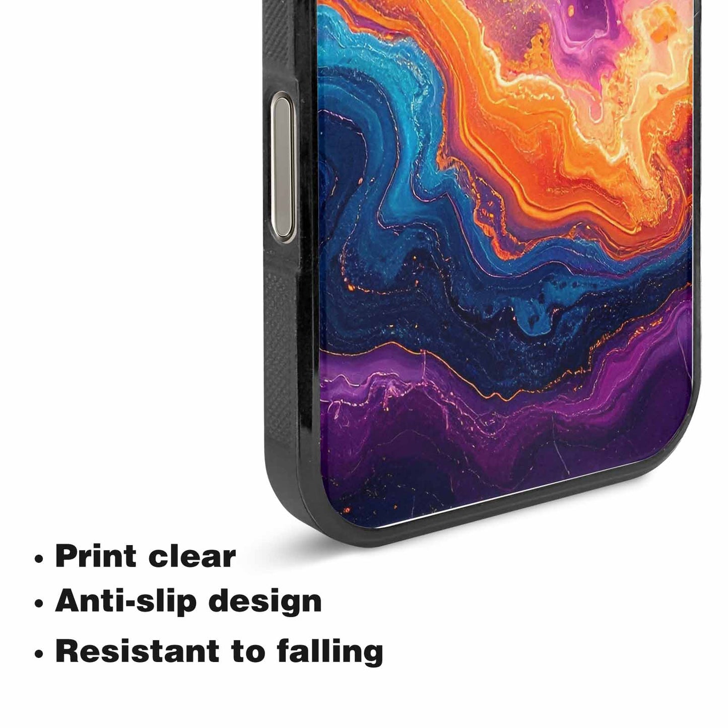 iPhone 15 Pro Max Case — Psychedelic Marble Tessellation, Original Design Phone Case