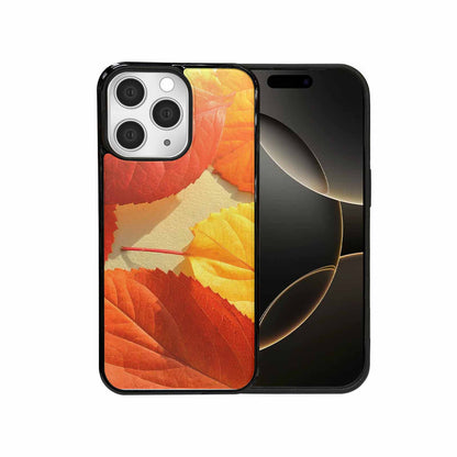 iPhone 15 Pro Max Case — Autumn Leaves, Custom Art Phone Cover