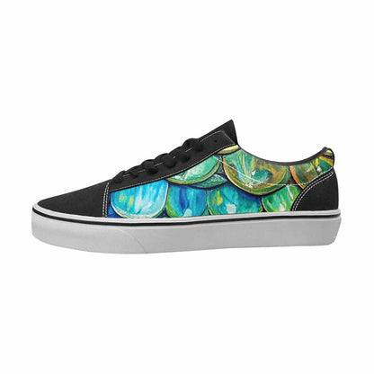 MEN'S Reptile Full Color Canvas Streetwear Kaleidoscope Custom Kicks