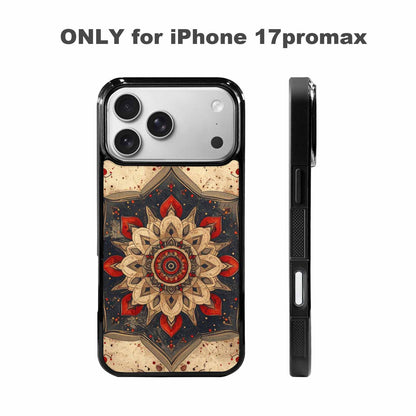 iPhone 17 Pro Max Case — Small Mandala Pattern, Randomly Floral, Custom Art Phone Cover