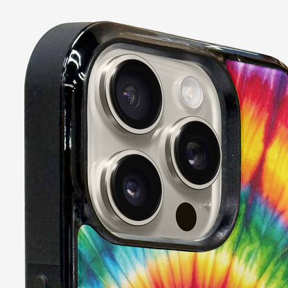 iPhone 15 Pro Max Case — Rainbow Spiral Tie Dye Alt, Custom Printed Phone Case