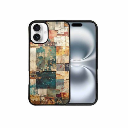 iPhone 16 Plus Case — Distressed Grunge Texture Pattern Hundreds Of, Custom Art Phone Cover