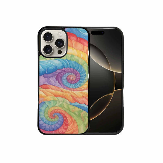 iPhone 16 Pro Max Case — Tie Dye Swirls Tie Dye Swirls, Custom Print Case Cover