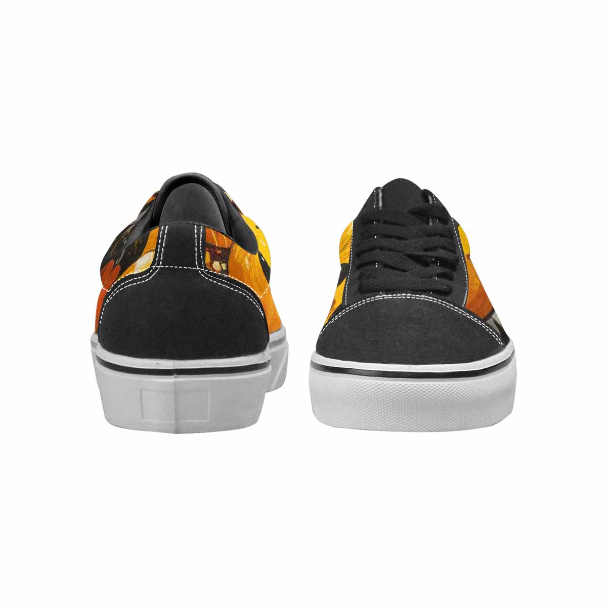 WOMEN'S Melting Moon Smiley  Lace-Up Canvas Dreamcore Custom Shoes