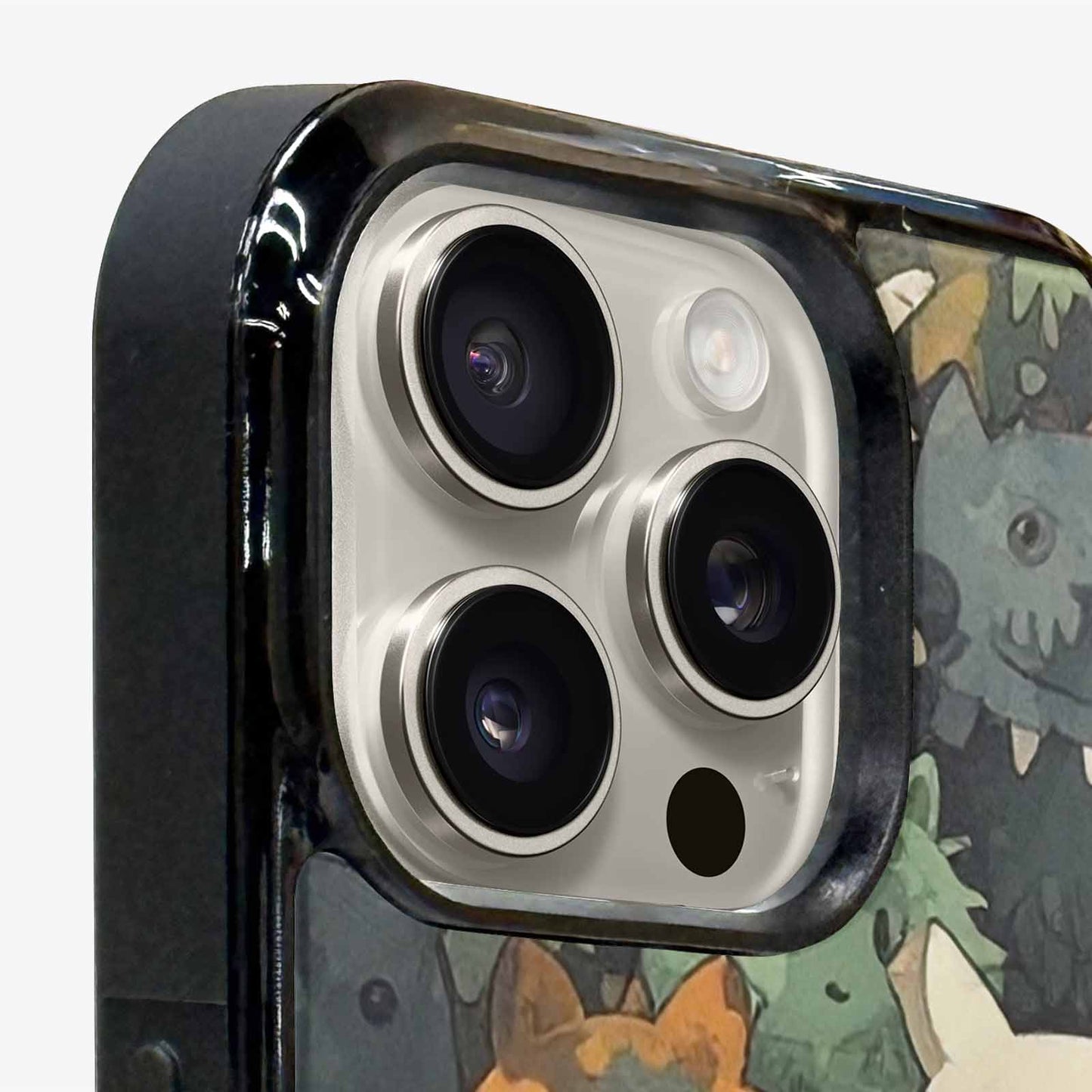 iPhone 16 Pro Max Case — Monsters Camomonsters Pattern D6o, Custom Art Phone Cover