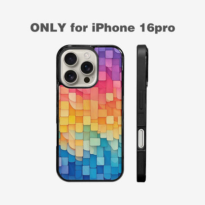 iPhone 16 Pro Case — Color Gradient Fade Pattern Hundreds Of, Custom Print Case Cover