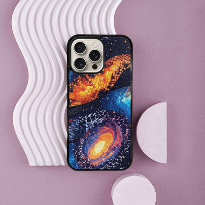 iPhone 16 Pro Max Case — Galaxy Snake Print Custom, Customized Protective Case