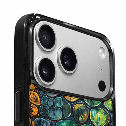 iPhone 17 Pro Max Case — Small Snake Skin Reptile Original Art, Custom Designed Case Cover
