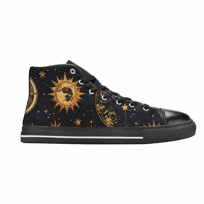MEN'S Zodiac Constellation Star High Top Canvas Y2K Sneakers