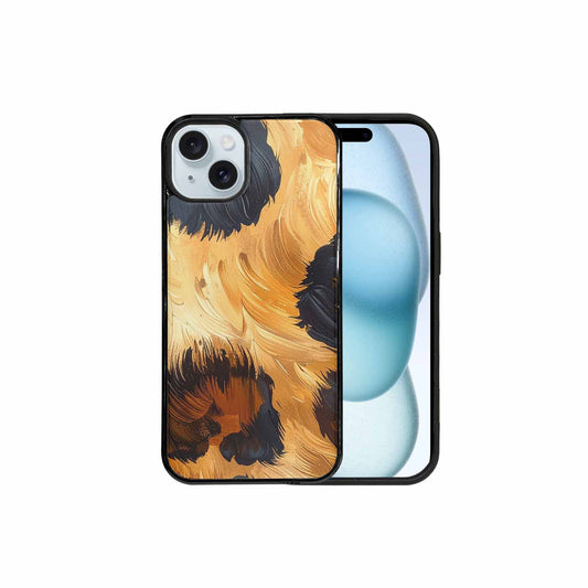 iPhone 15 Plus Case — Leopard Soft Airbrush Gradient, Customized Protective Case