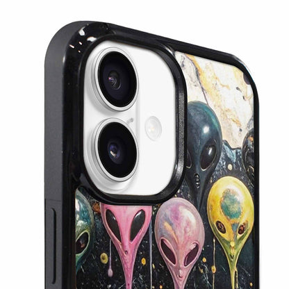 iPhone 17 Case — Aliens Marblemelting Aliens Pa Alien Scifi, Custom Phone Case