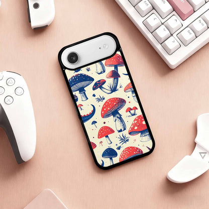 iPhone 17 Air Case — Vintage Dinosaurs Mushroom Retro Vintage, Custom Made Phone Cover