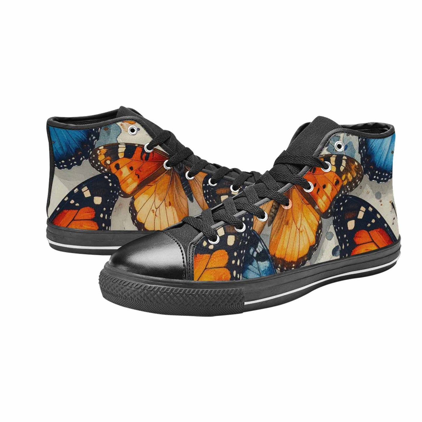 MEN'S Butterfly Wing High Top Canvas Cottagecore Shoes