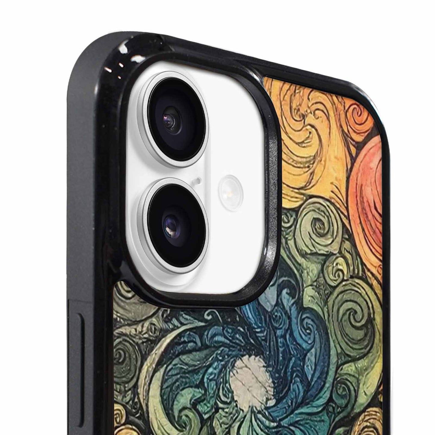 iPhone 17 Case — Tie Dye Swirls (black Tie Dye, Custom Phone Case