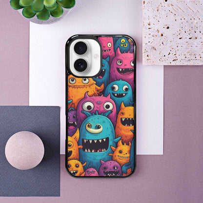 iPhone 16 Case — Monsters General Cartoon Monst, Custom Designed Case Cover