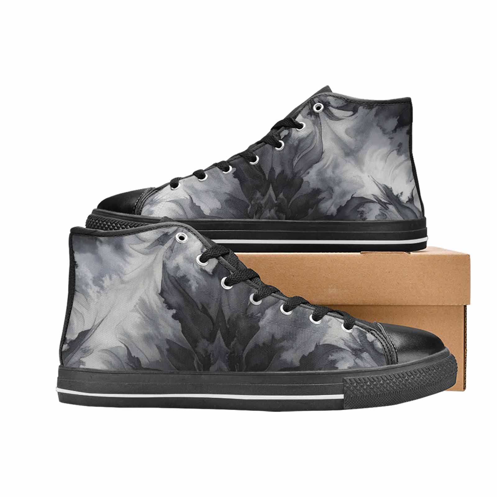 MEN'S Tie Dye - High Top Canvas Y2K Shoes