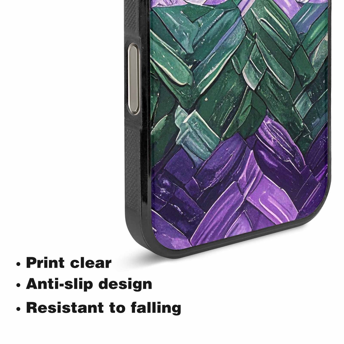 iPhone 16 Pro Max Case — Genderqueer Flag Color Theme Small Rainbow, Personalized Phone Case