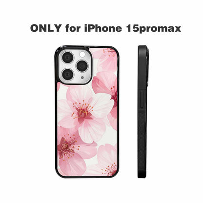 iPhone 15 Pro Max Case — Japanese Cherry Blossom, Custom Designed Case Cover