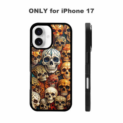 iPhone 17 Case — Skulls Animal Printskulls Patt Gothic Skulls, Original Design Phone Case