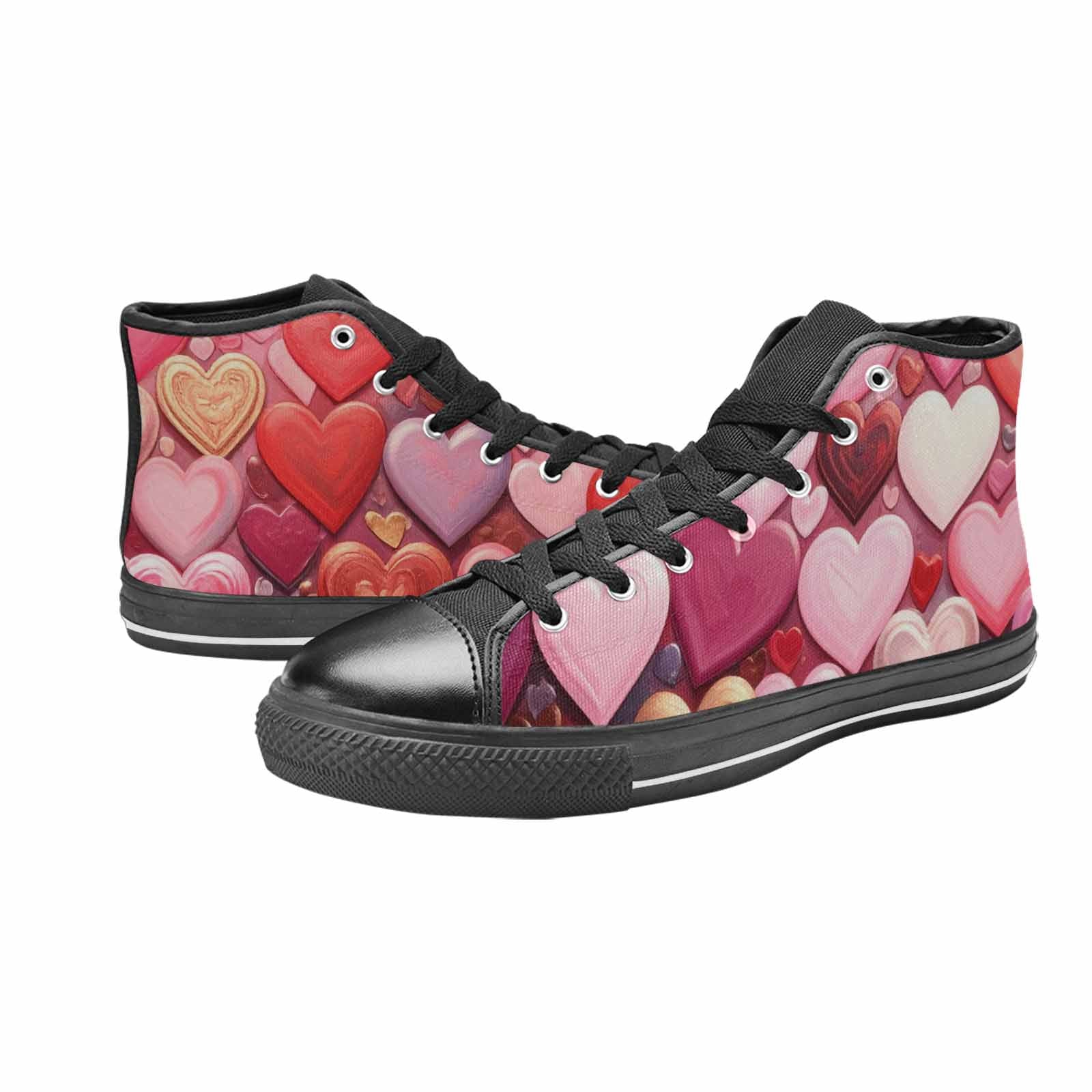 MEN'S No Words Or High Top Canvas Surreal Custom Shoes
