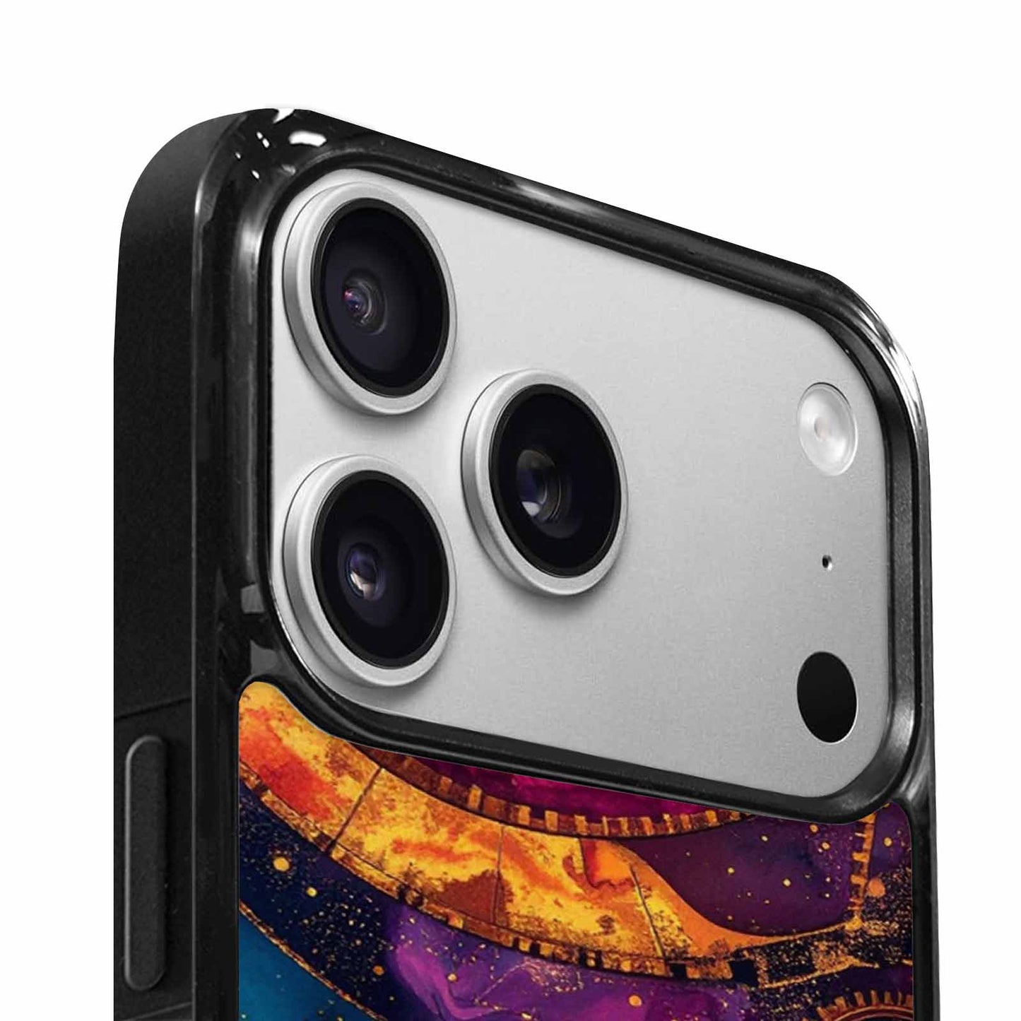 iPhone 17 Pro Case — Steampunk Galaxy Art Seamless Pattern Galaxy, Original Design Phone Case