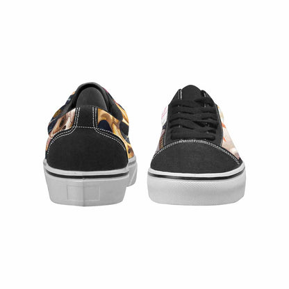 WOMEN'S Skulls  Marble Skulls Lace-Up Canvas Dreamcore Shoes