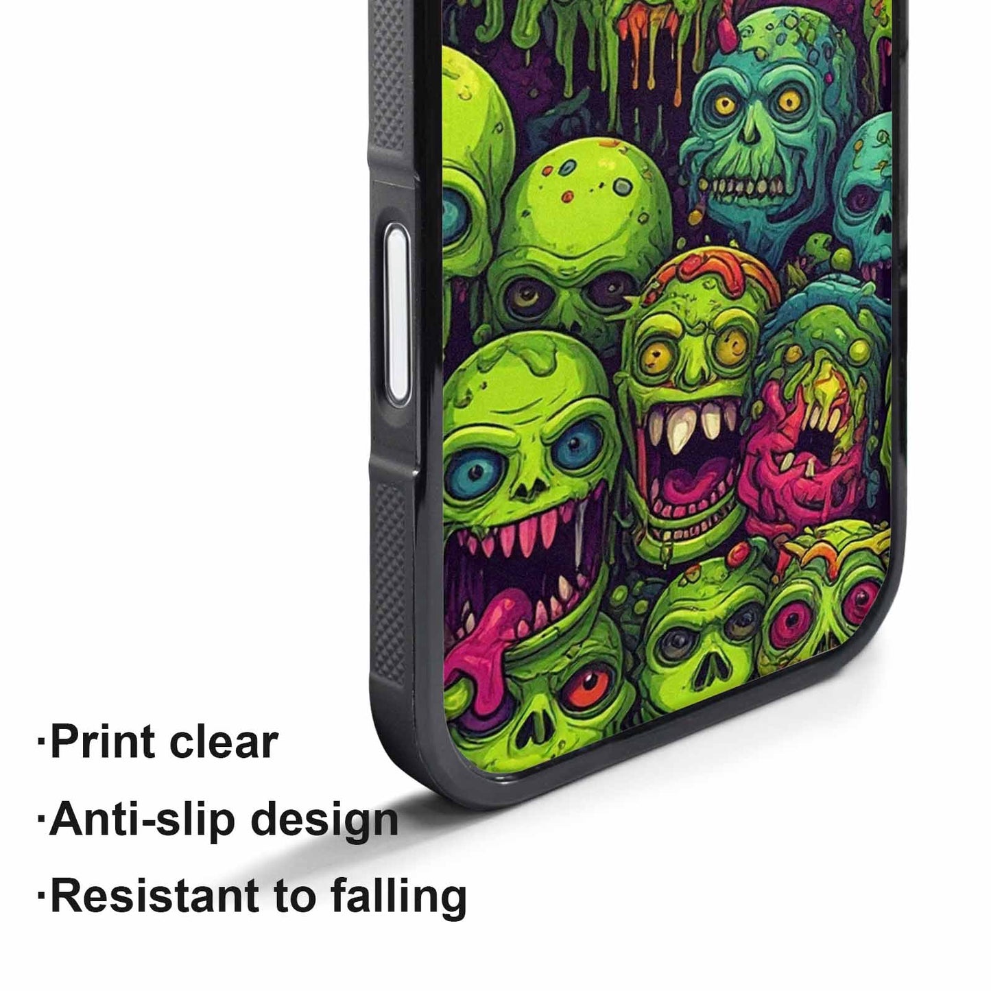 iPhone 17 Air Case — Toxic Radioactive Creature Pattern Hundreds Original, Unique Phone Case Design