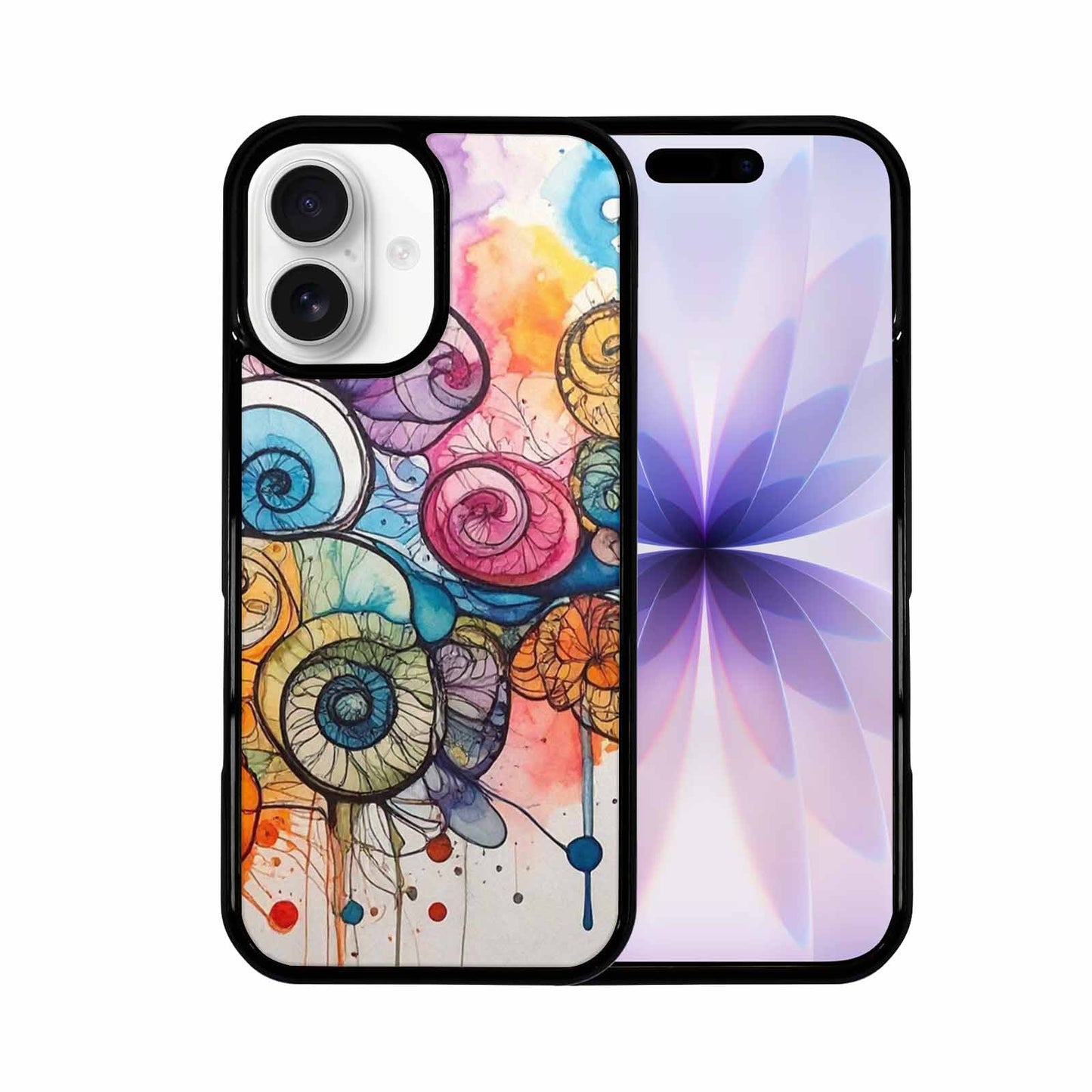 iPhone 17 Case — Tie Dye Swirls (black Tie Dye, Custom Phone Case