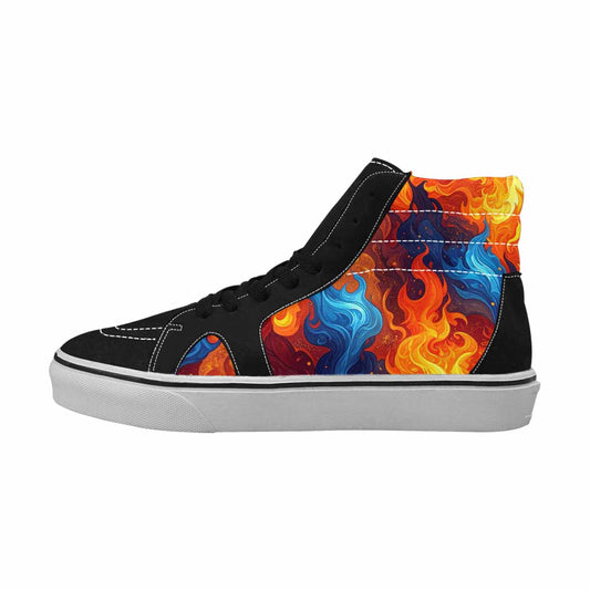 MEN'S Fire Flame High Top Canvas Dreamcore Shoes