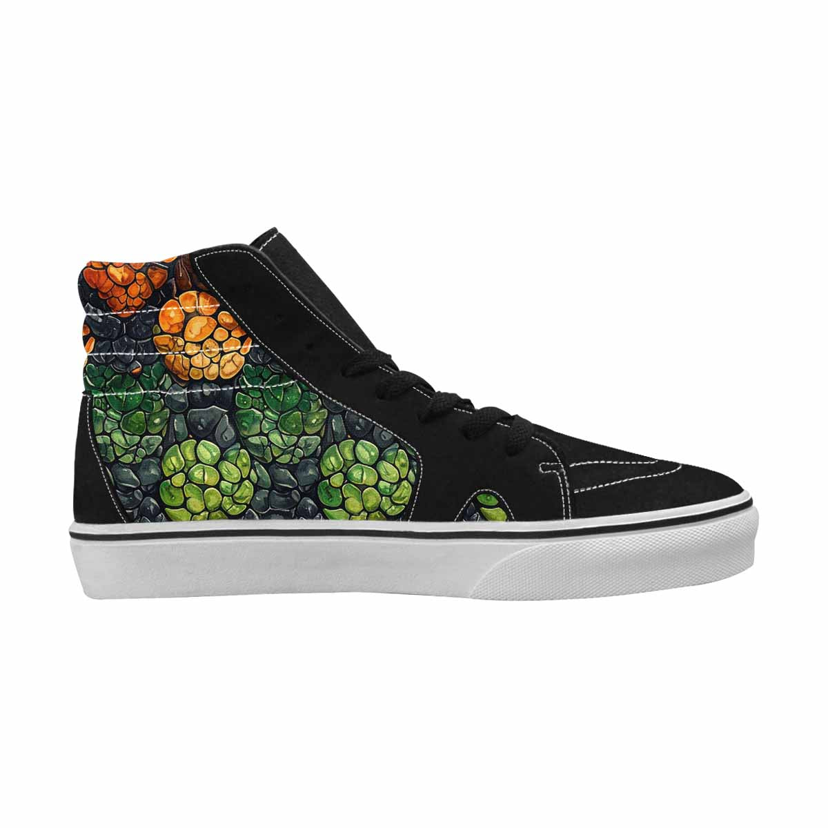 WOMEN'S Snake Skin Reptile High Top Canvas Aesthetic Shoes