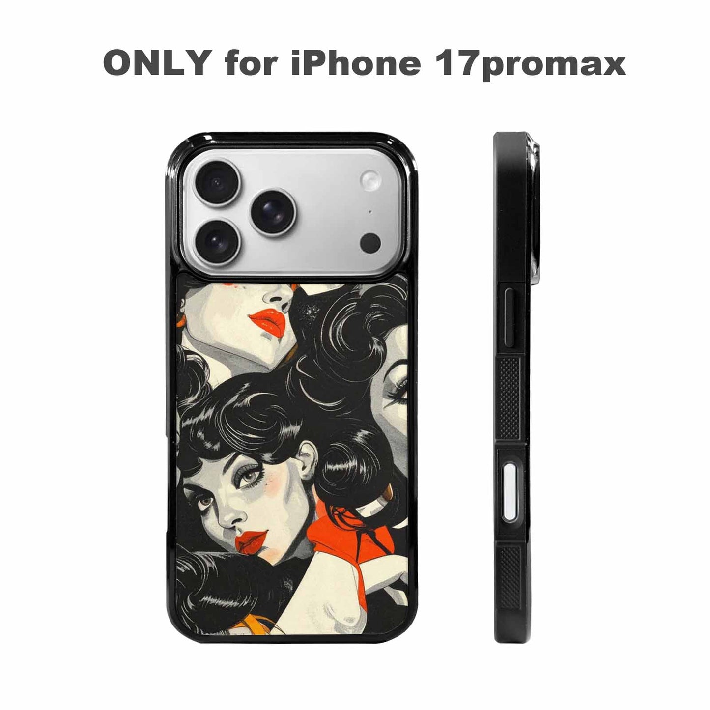 iPhone 17 Pro Max Case — Seamless Repeating Pattern Of Retro Vintage, Original Design Phone Case