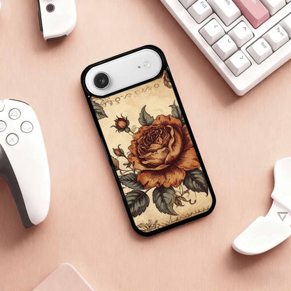 iPhone 17 Air Case — Vintage Botanical Art Pattern Floral, Custom Phone Case