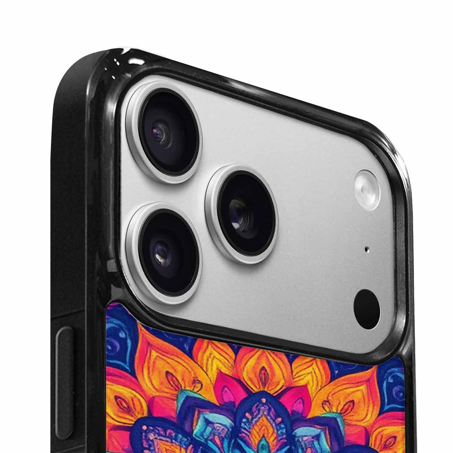 iPhone 17 Pro Case — Tie Dye Mandala Art Seamless Tie, Custom Phone Case