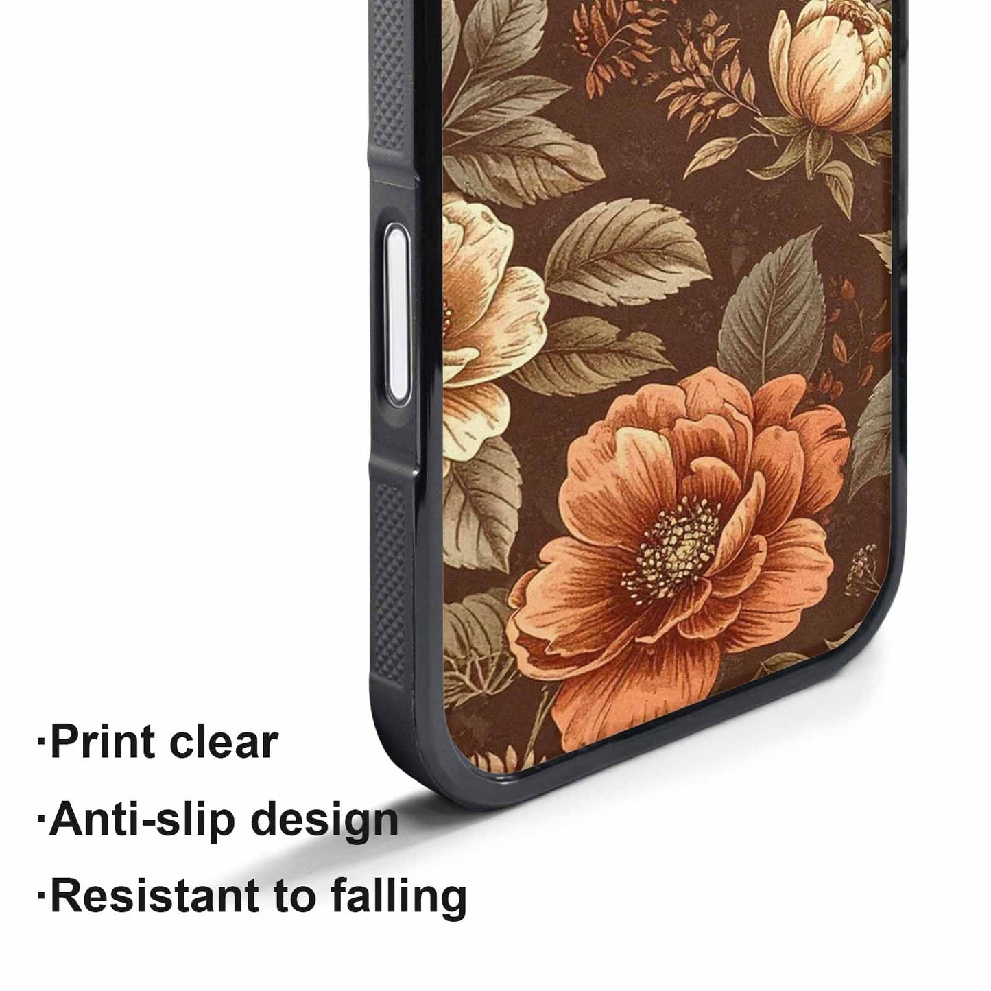 iPhone 17 Pro Max Case — Vintage Botanical Art Pattern Floral, Personalized Phone Case