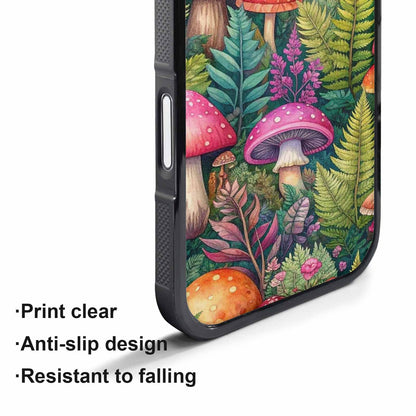 iPhone 17 Pro Max Case — Mushrooms Botanicalmushrooms P Vyk Floral, Custom Designed Case Cover