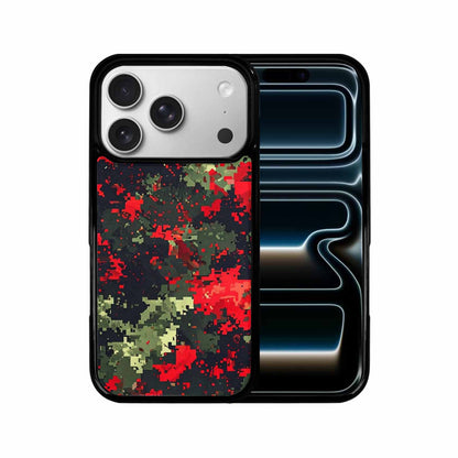 iPhone 17 Pro Case — Small Military Camouflage Blotch Pattern Camo, Original Design Phone Case
