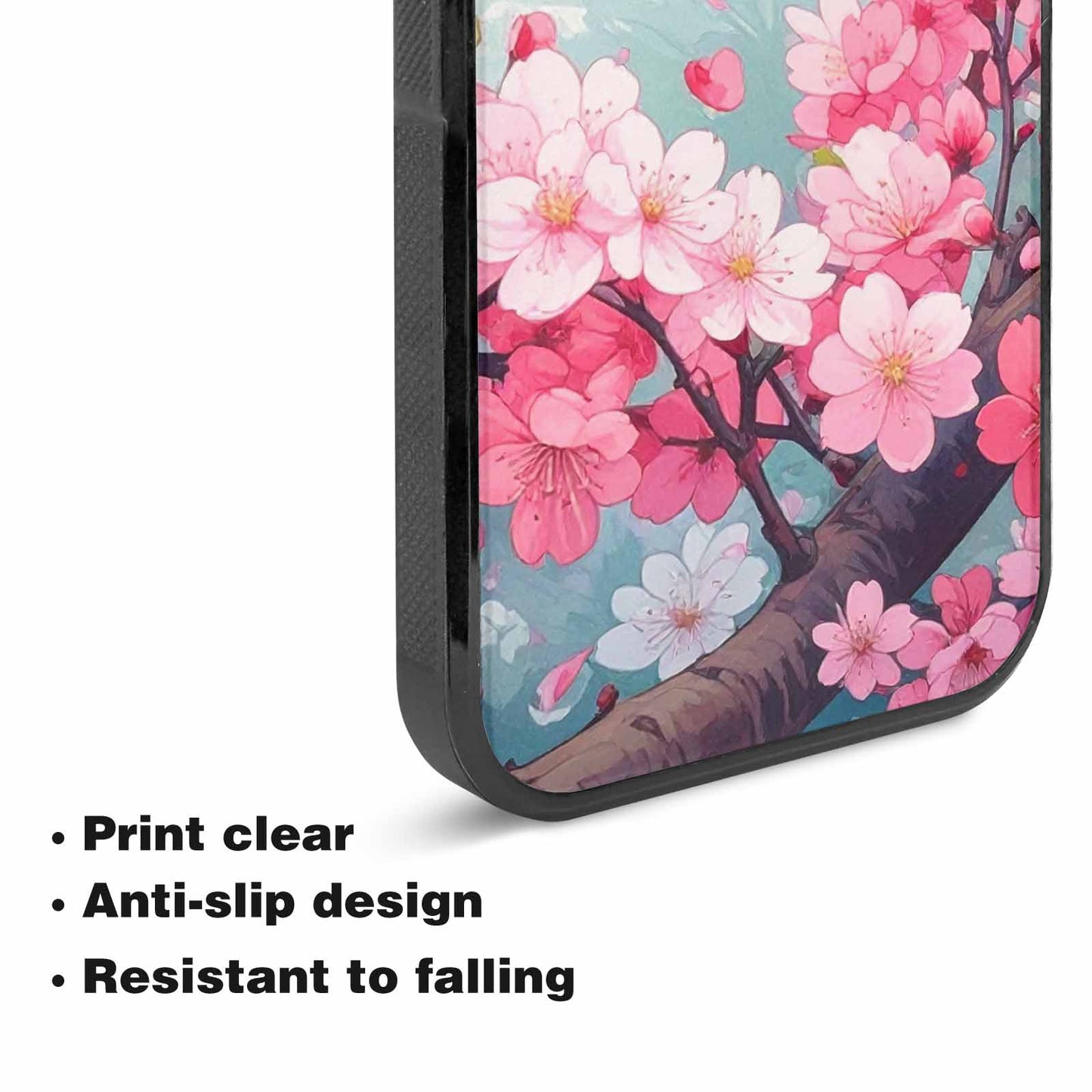iPhone 15 Plus Case — Cherry Blossom Branch Cherry Blossom Branches, Customized Protective Case