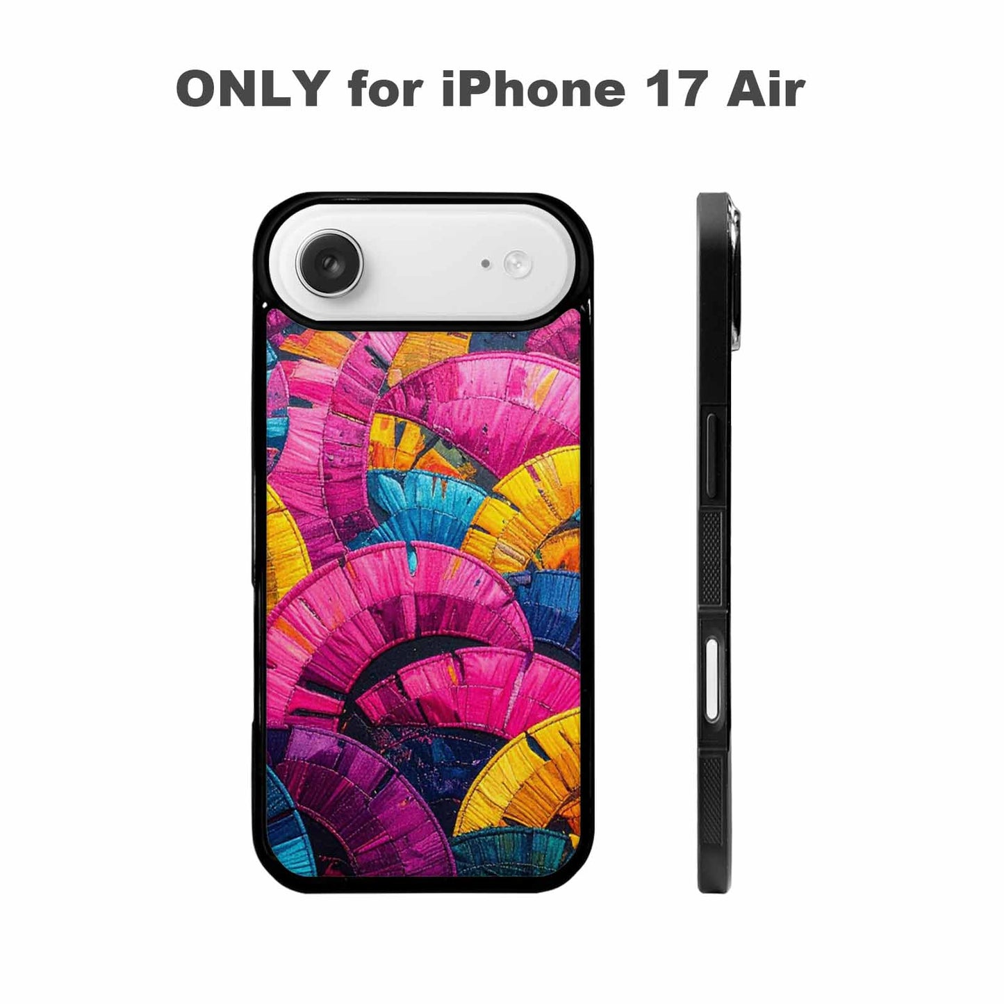 iPhone 17 Air Case — Vivid Camo Pansexual Pride Camo, Customized Protective Case