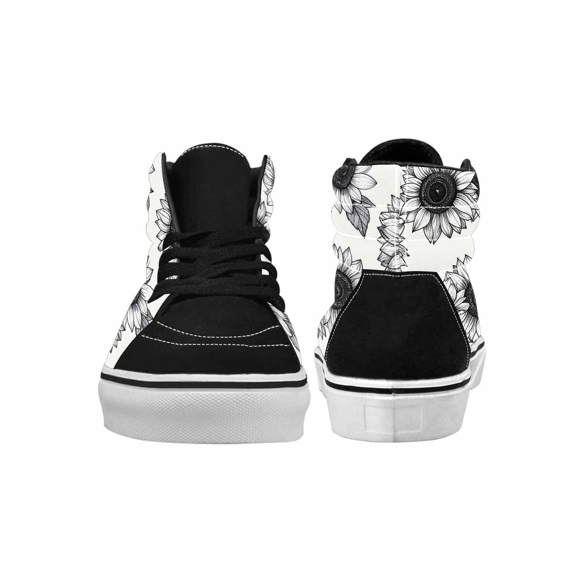WOMEN'S Skull Splatter Black White Pattern, Ferion