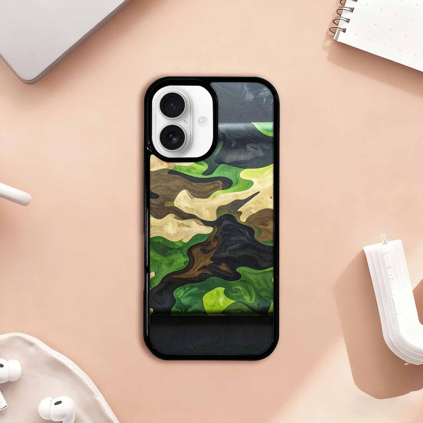 iPhone 17 Case — Camo Print Camo, Custom Made Phone Cover