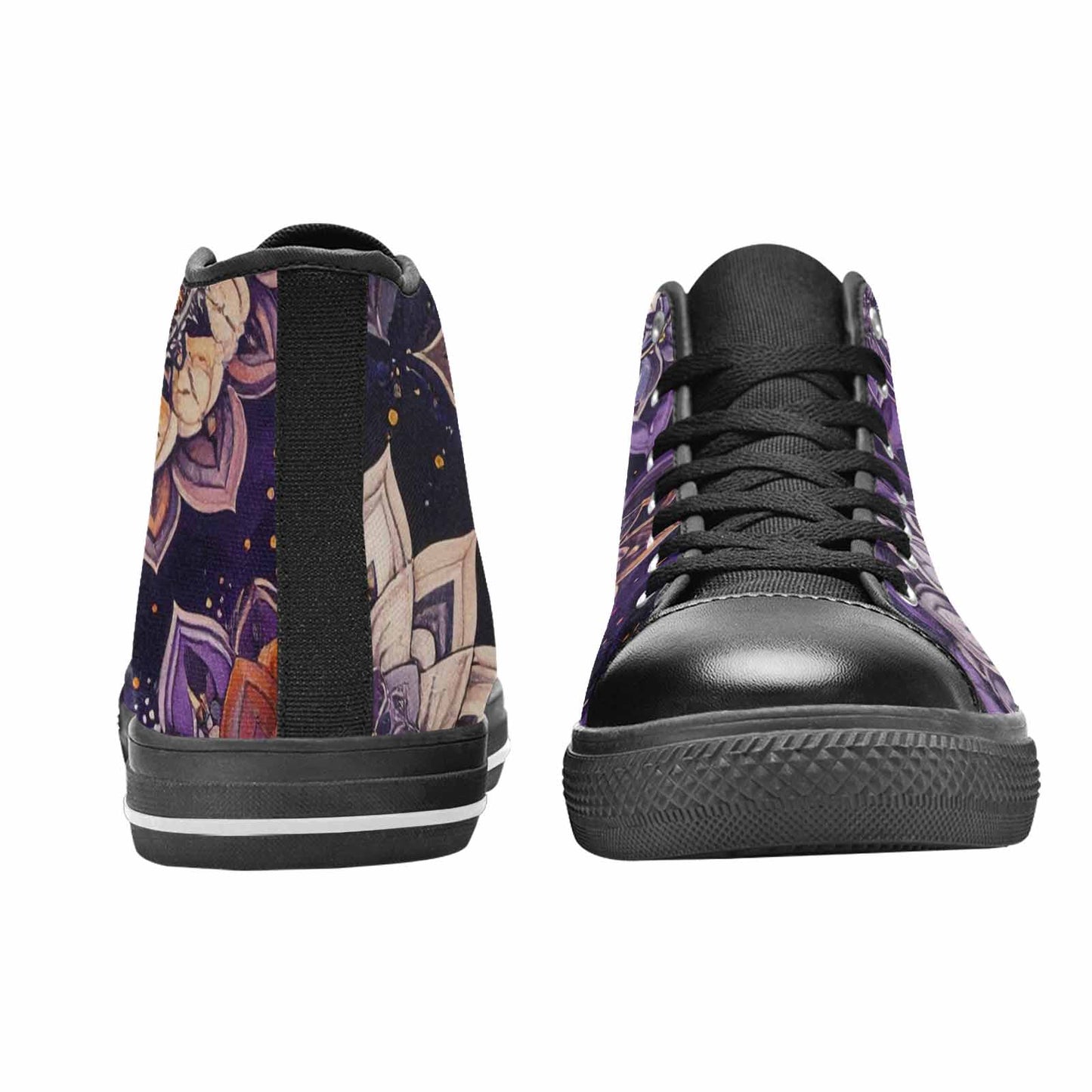 WOMEN'S Mandala High Top Canvas Dark Academia Shoes