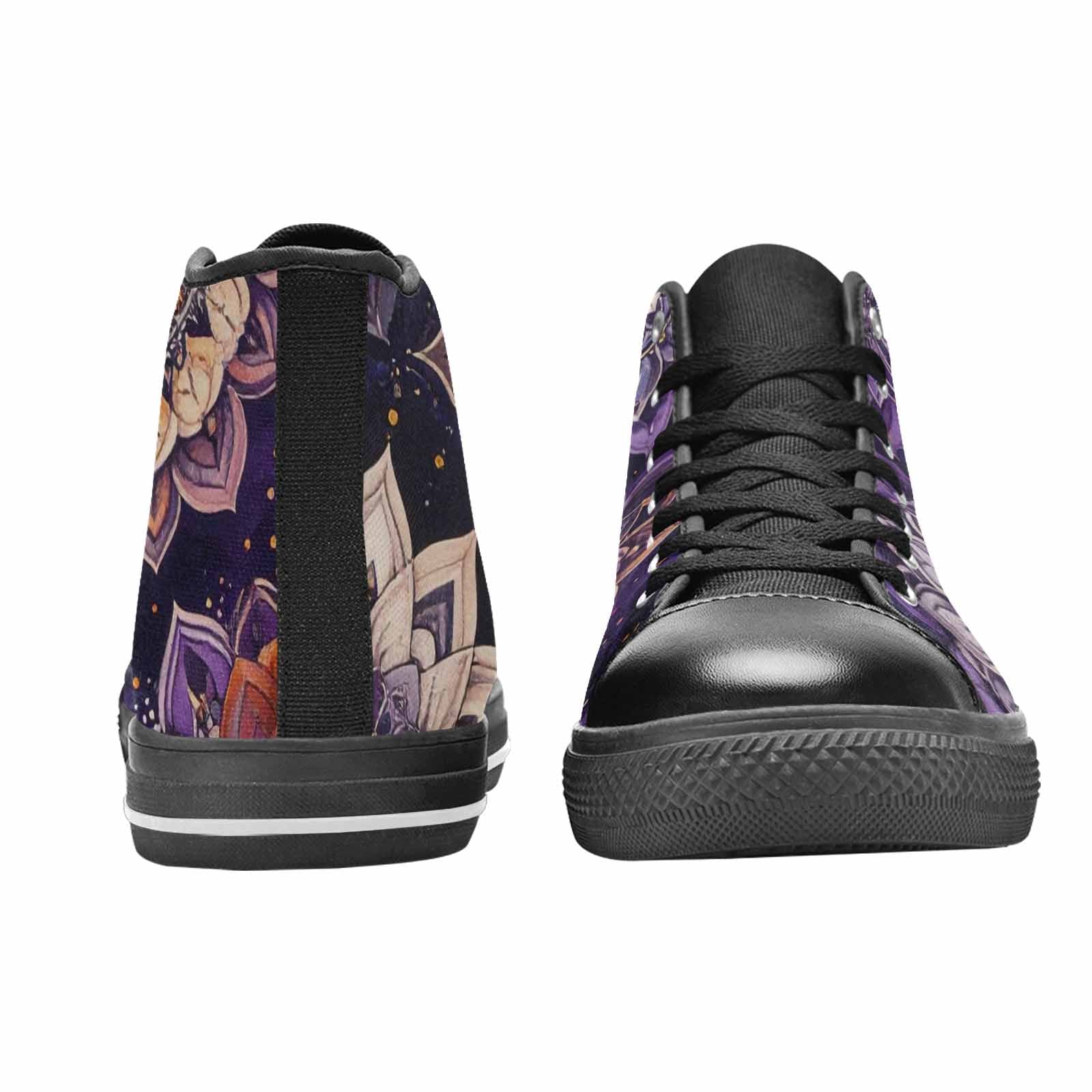 WOMEN'S Mandala High Top Canvas Dark Academia Shoes